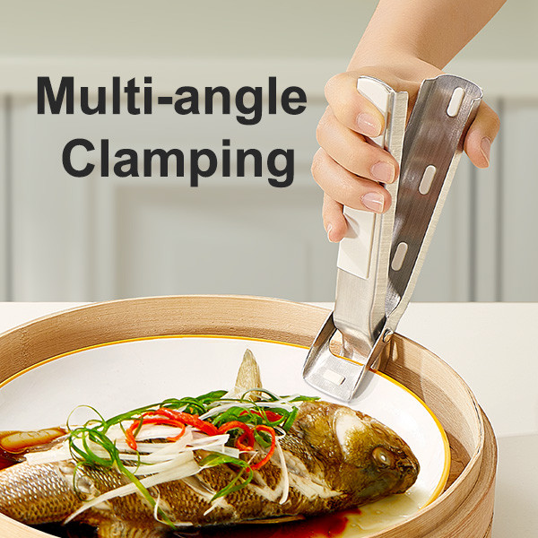 Anti Scald Bowl Holder Stainless Steel Kitchen Hot Plate Gripper Clips for Moving with Food Out From Instant Pot Microwave Oven Air Fryer