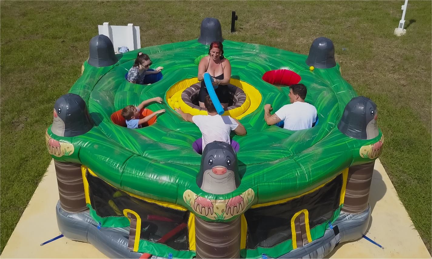 Interactive Inflatable Human Whack-a-Mole Game Customized Interactive Game with Blower Repair Kit