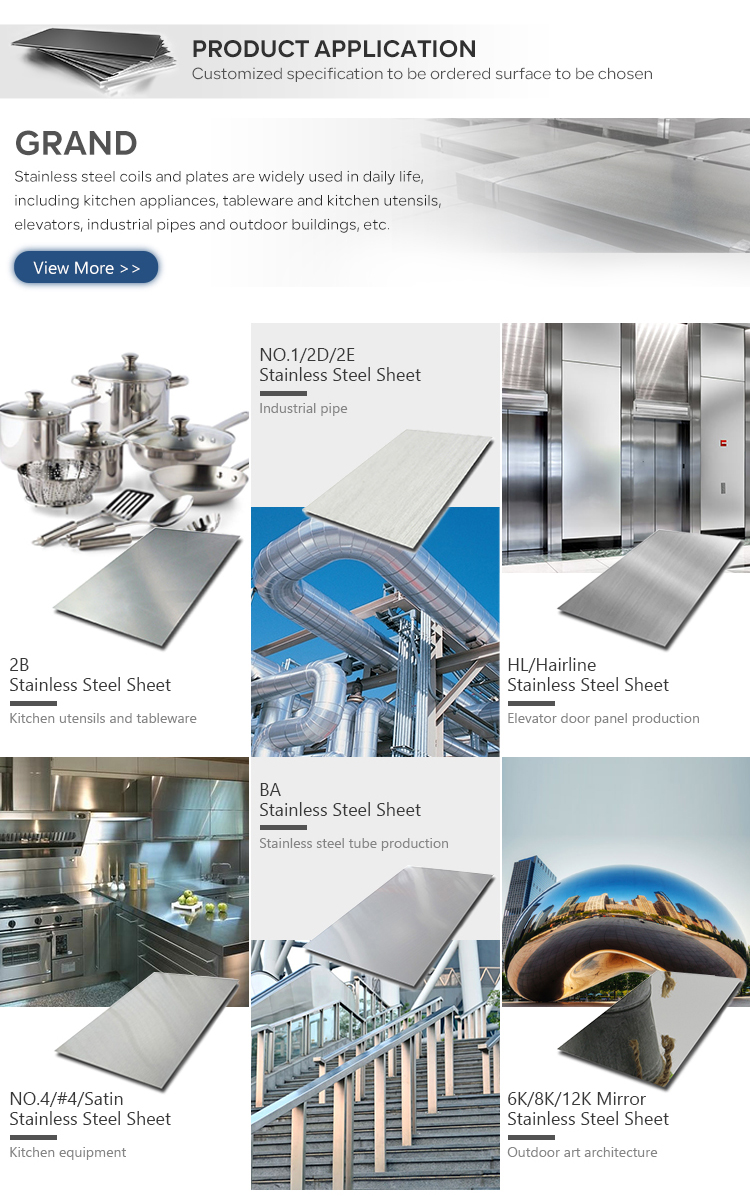 SS304 Super Mirror Finish Stainless Steel Sheet 1mm Cold Rolled
