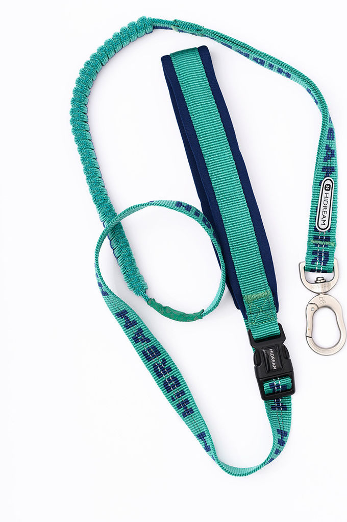 Nylon Hands Free Heavy Duty Dog Walking Belt Retractable Carabiner With Backpack