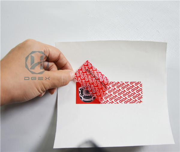 Anti - Counterfeit Tamper Evident Seals Tape With Multi Color Printing