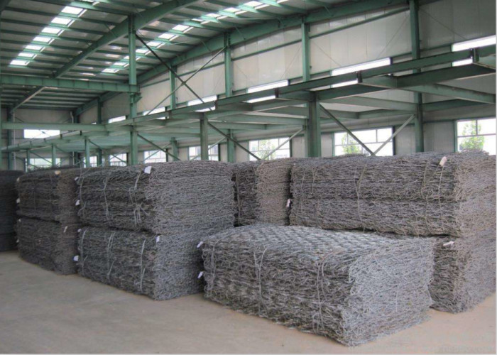 2x1x1m PVC coated soil reinforcement Gabion Wire Mesh