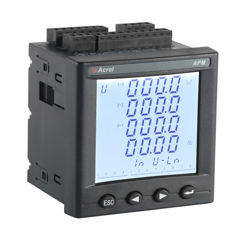 96*96*65mm 50Hz Programmable Power Meter Multifunction APM810