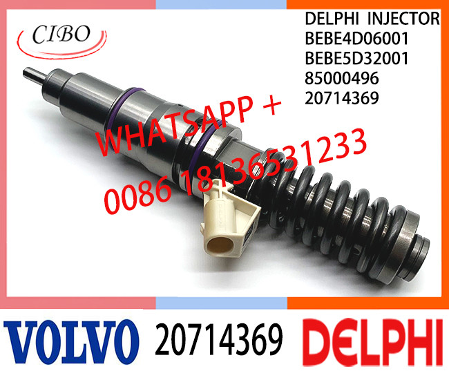 Common Rail Fuel Diesel Injector 20714369 BEBE4D06001 BEBE5D32001 85000496 E3.18 for VOL D16 US04 / 3144