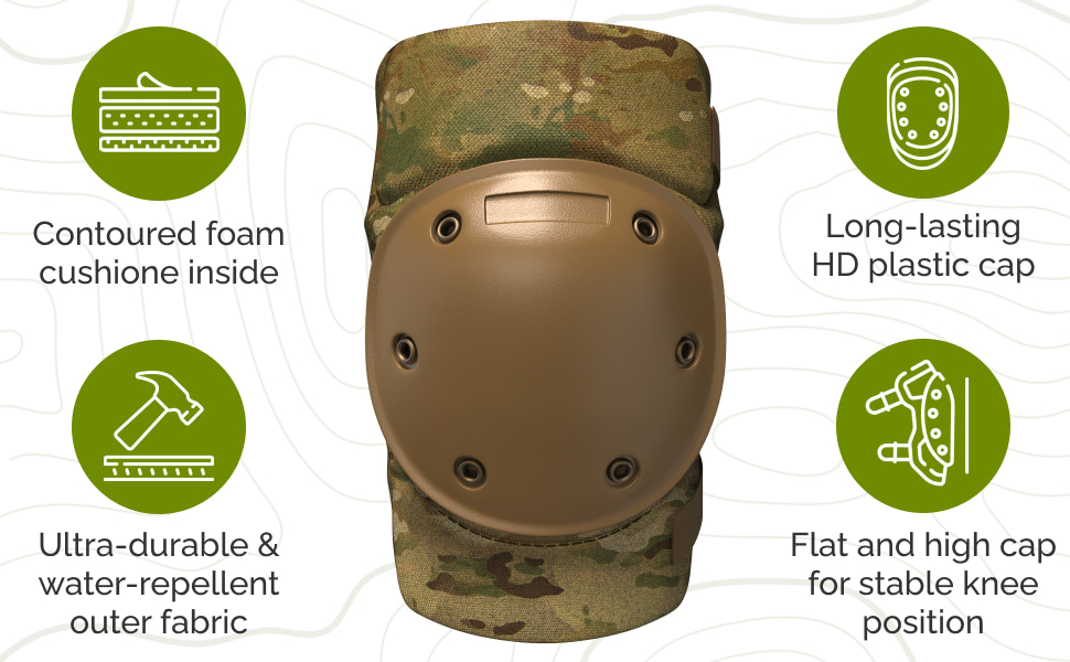 resistant to abrasion knee pads