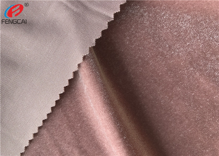 Knit Azo-free Shiny Stretch Polyester Spandex Velvet Fabric For Garment