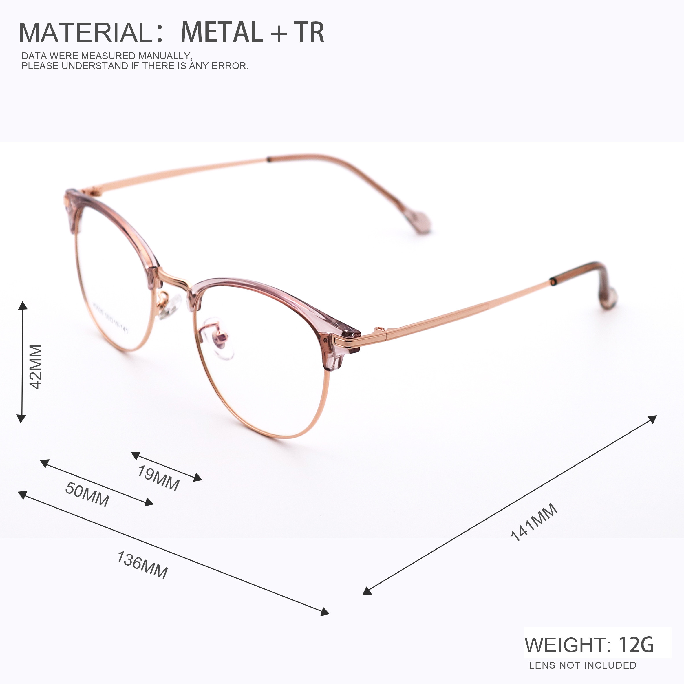 Browline Optical Glasses Clear Full Rim Optical Glasses Frame