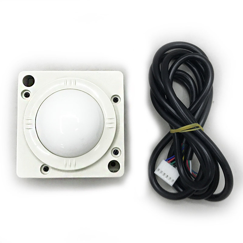 robust Trackball Module Industrial Graded Polycarbonate Casing With 50mm Plastic Ball