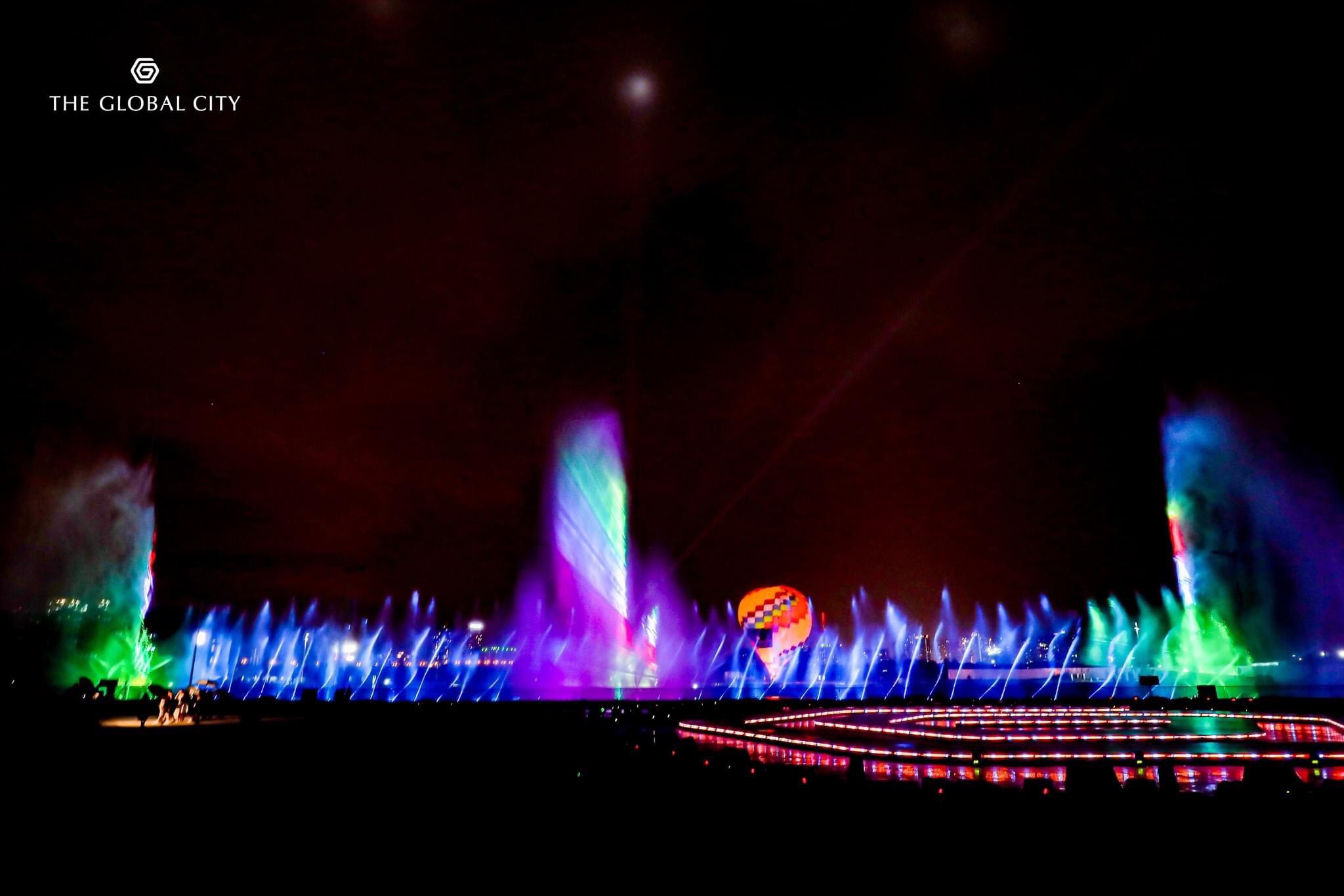 Stainless Steel 304 Vietnam Dancing Fountain Multi Color