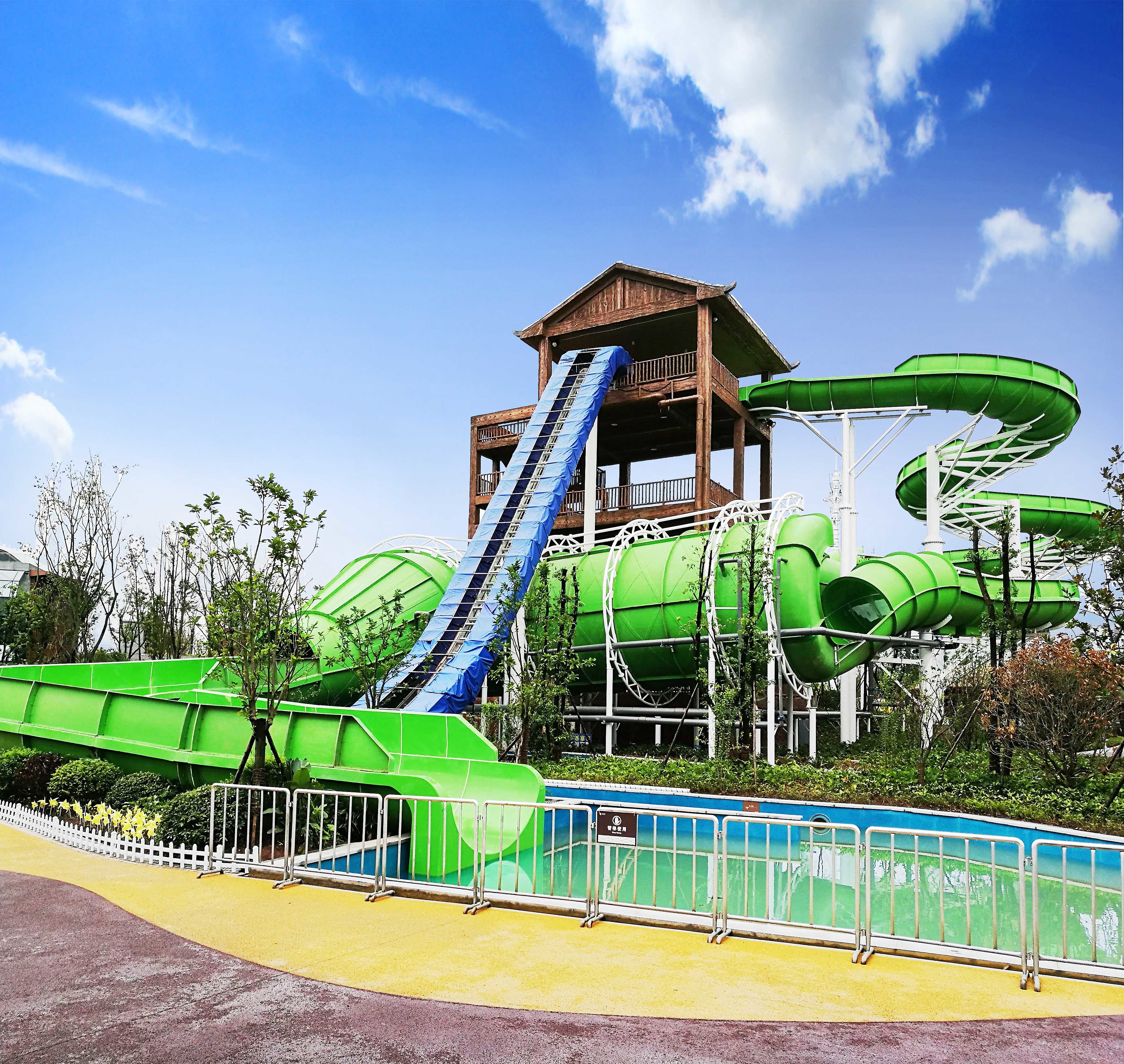 Commercial Anaconda Fiberglass Water Slides For Adventure Amusement Waterpark