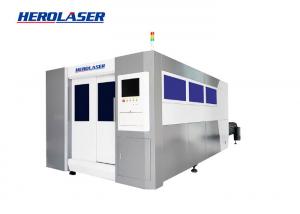 China HEROLASER Fully Enclosed 12000W Fiber Laser Cutter With Exchange Working Table on sale