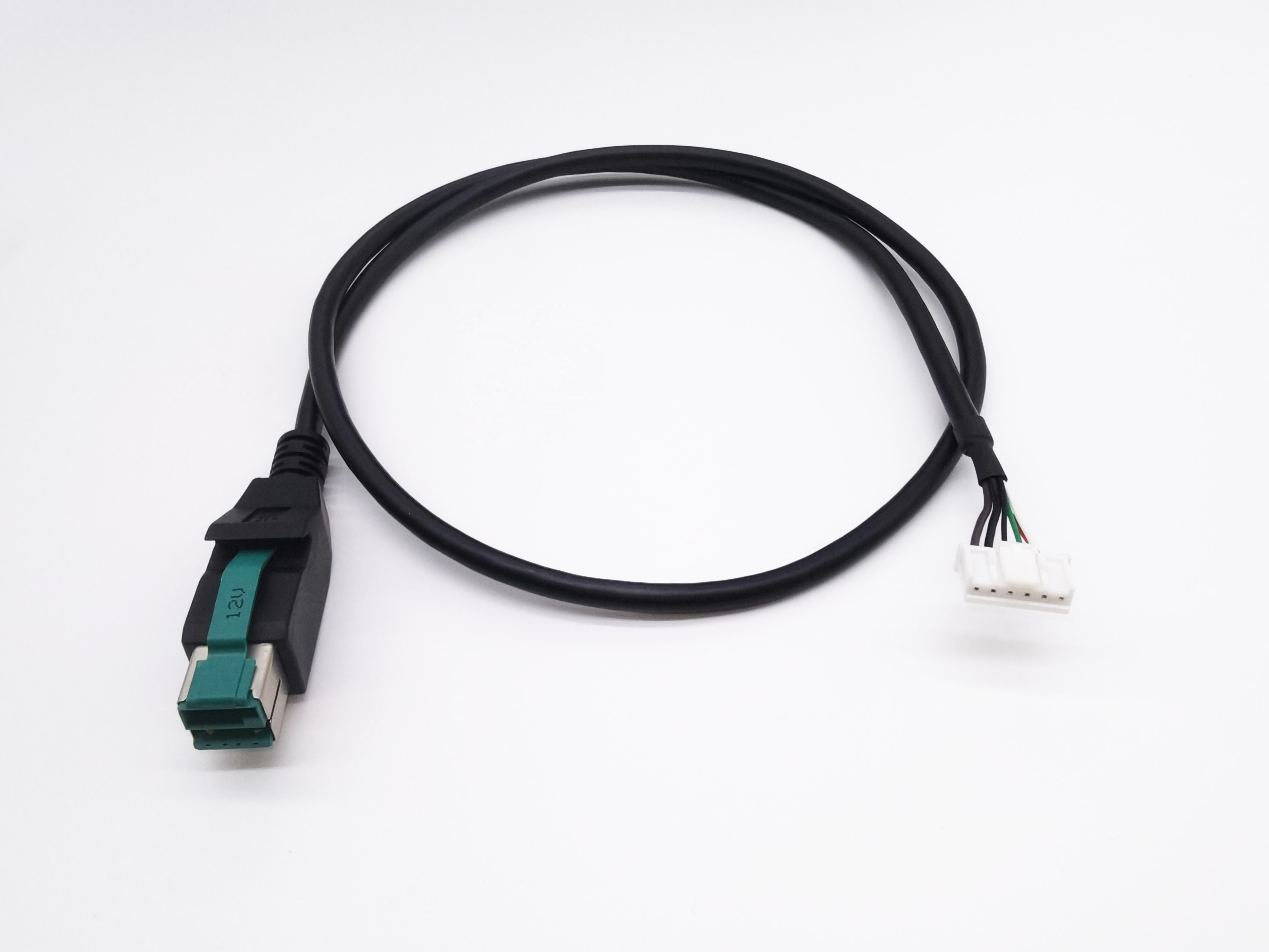 6A Fast Charging 12V 24V PoweredUSB Cable Male To JST Connector For Printer Tablet