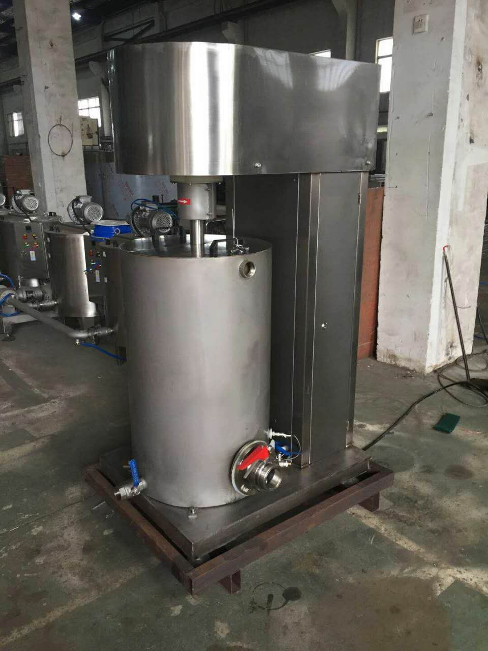 500L Tilting Chocolate Refiner Grinder Chocolate Making Machine Vertical Chocolate Ball Mill