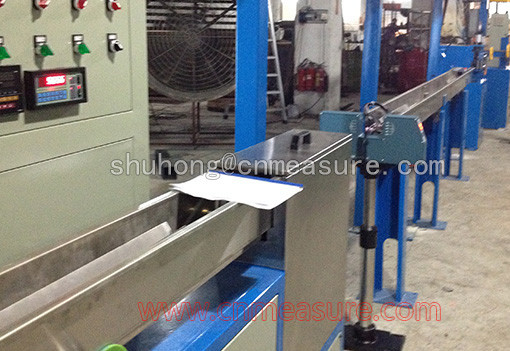 Cable laser diameter measuring device. diameter controller