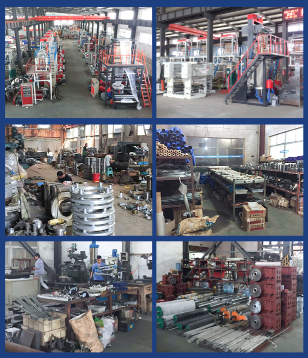 Fully Integrated Degradable Bag Manufacturing Line 3 Layer Coextrusion Film Blowing and Bag Sealing Machine