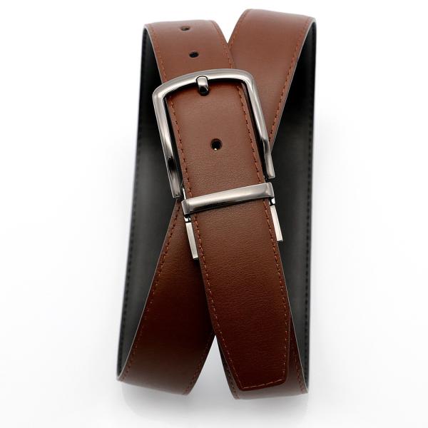 High Quality Fashion Men Genuine Leather Belt Alloy Pin Buckle Waist Strap Belts