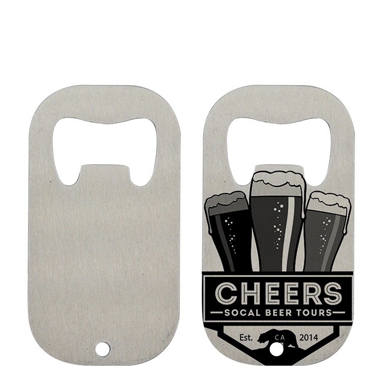 Sublimation Coated Stainless Steel Beer Bottle Openers Souvenirs With Your Logo