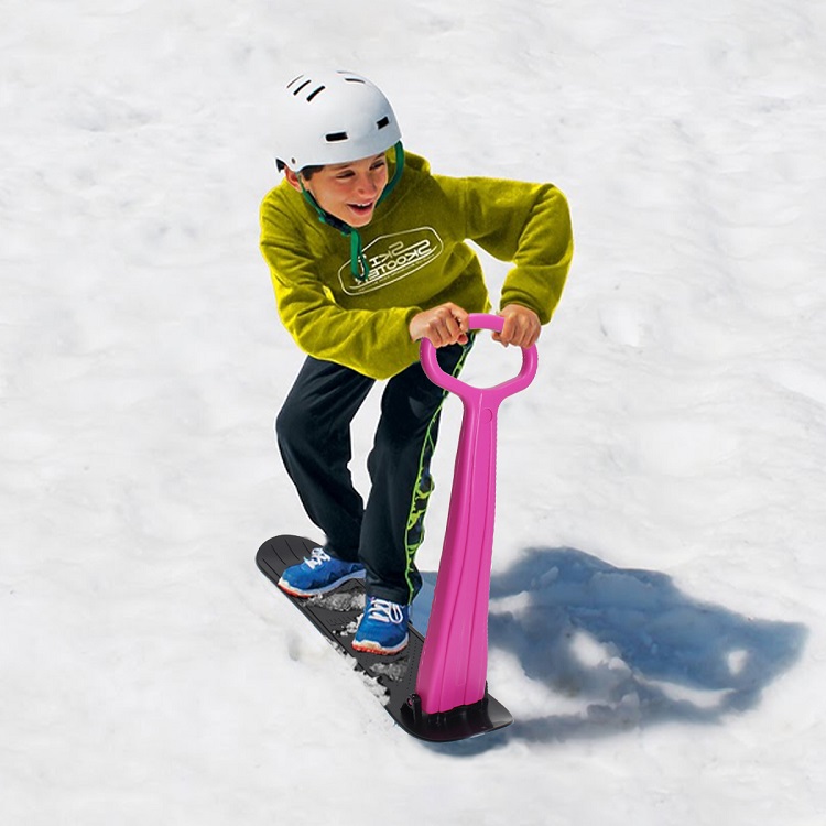 Child Snow Scooter Sledge Snow Sleds Plastic Ski Scooter Item Size 36*32*10inch