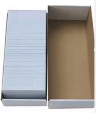 PLASTIC WHITE BLANK THERMAL PRINTING PVC ID CARD with coated film FOR Zebra/Evolis/Fargo/Thermal Printer from China