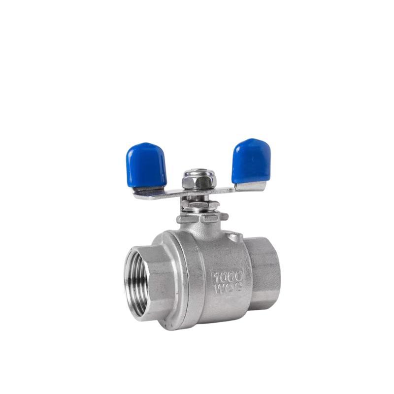 Stainless Steel Thread Full Bore Floating Ball 2PC Ball Valve