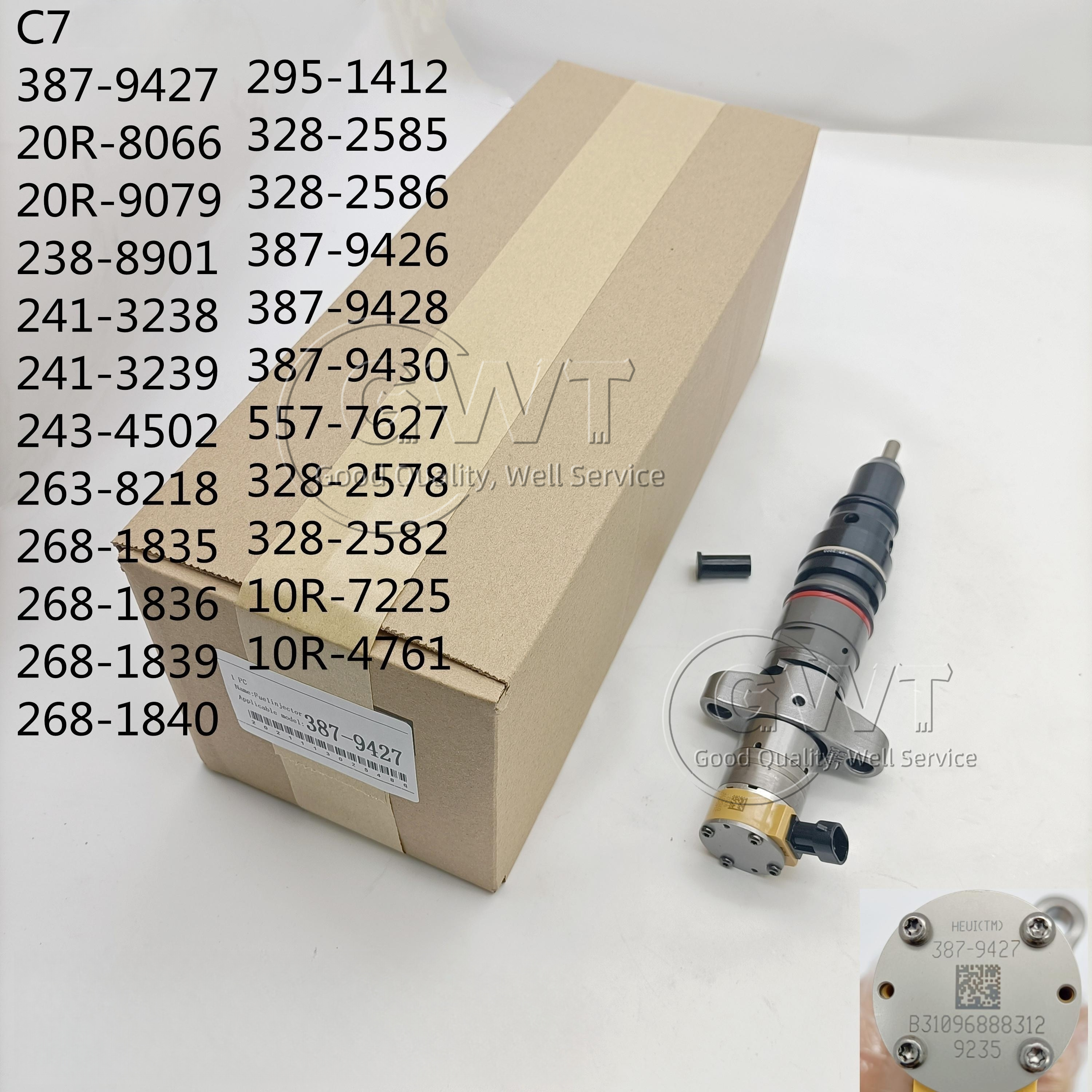 Diesel Injectors 10R-7225 387-9428 268-1835 276-8307