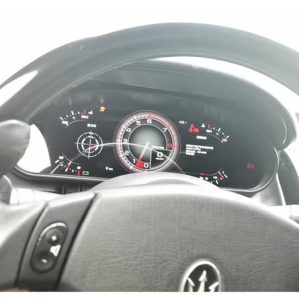 Adjustable Brightness Maserati GT LCD Instrument Automatic Speedometer For 2007-2017