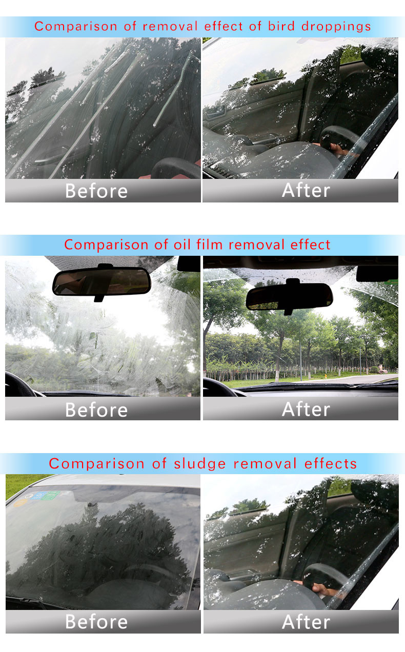 Anti Freeze Car Glass Cleaner Fluid For Windshield Crystal Clear 500ml