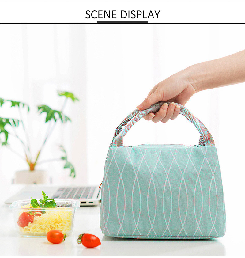 Stylish Polyester Cooler Tote Women Insulated Lunch Cooler Bags