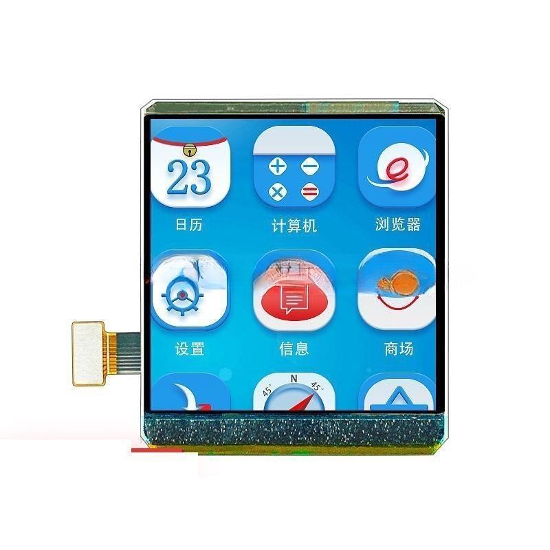 1.63 Inch AMOLED Display module, 320x320 resolution, MIPI interface, driving IC RM69032