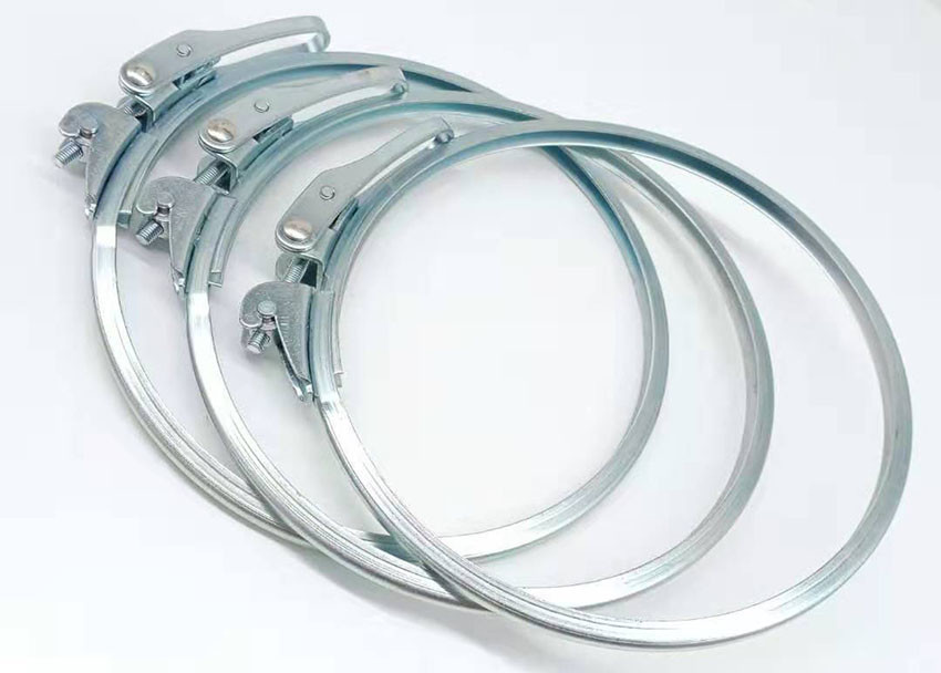 Quick Industrial Dust Collection Galvanized Pipe Clamp