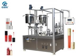 China High Precision Cosmetic Filling Machine 2 Heads With Servo Motor For Lip Gloss on sale