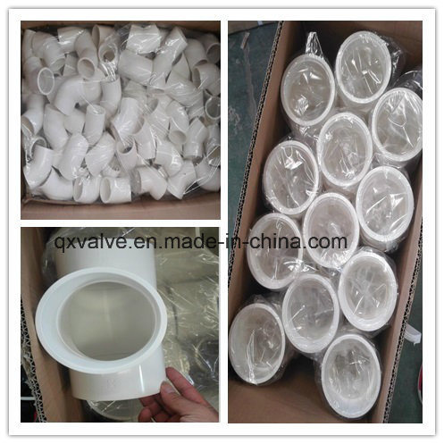 ASTM Sch40 45 Deg PVC Elbow with Milk White Color Hot Sales in America!