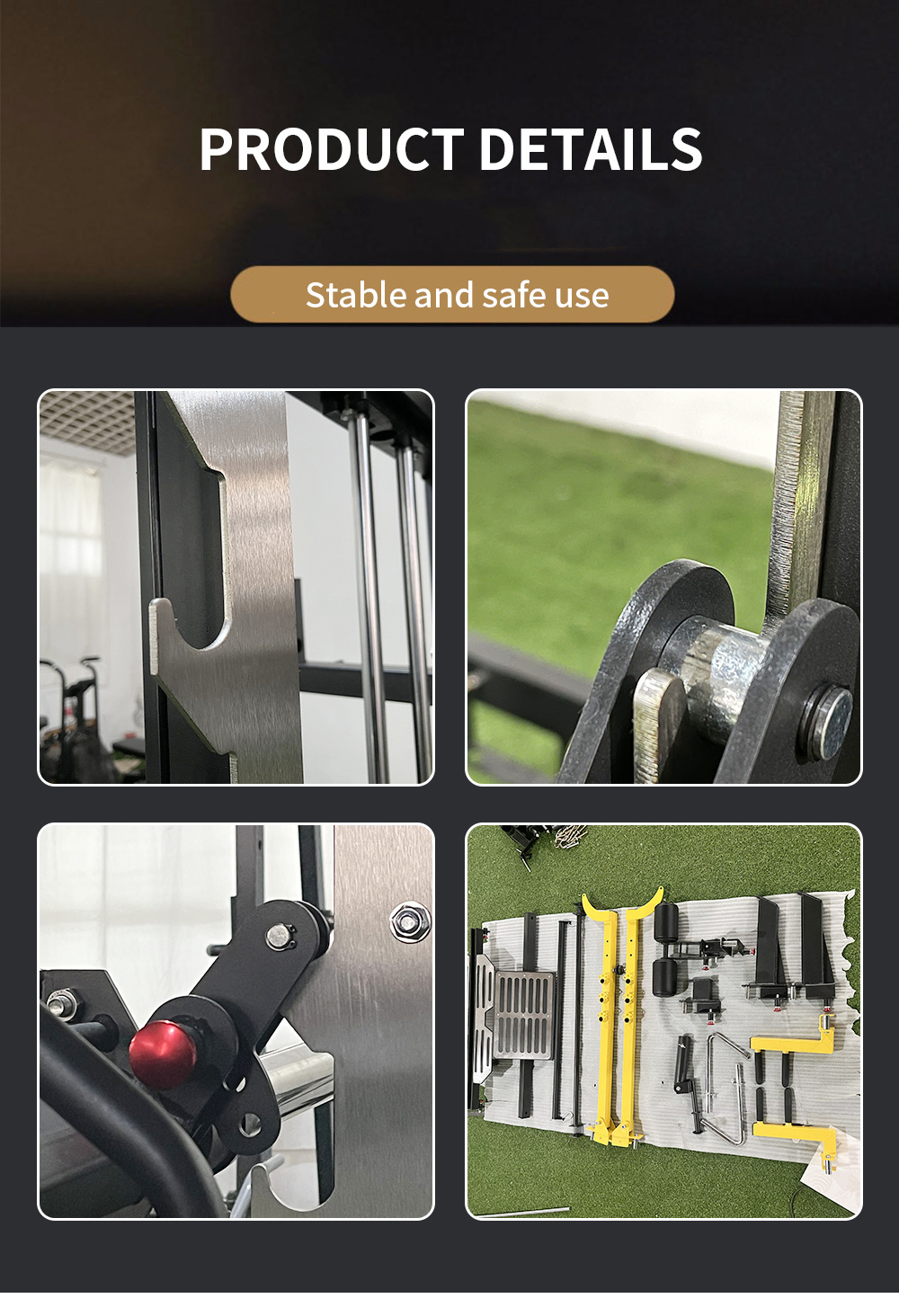 Top Fitness Bodybuilding Gym Equipment Multi-Functional Smith Machine
