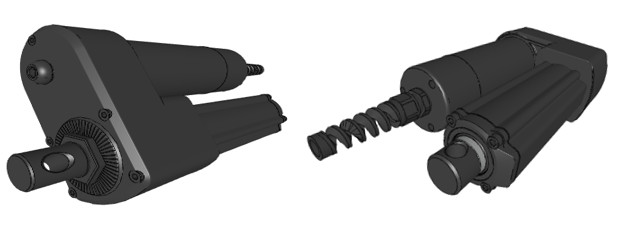 Heavy Duty Water Resistant Linear Actuator 24V IP66 2500N
