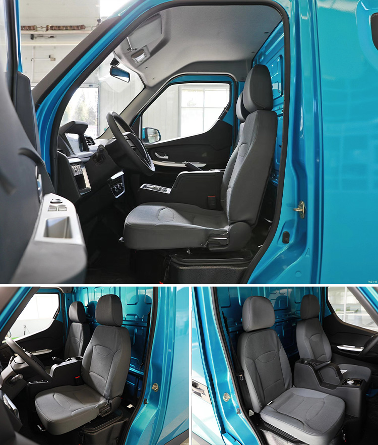 2024 Feidi Q2V Electric Van Multi-function Steering Wheel and with 4L Engine Capacity
