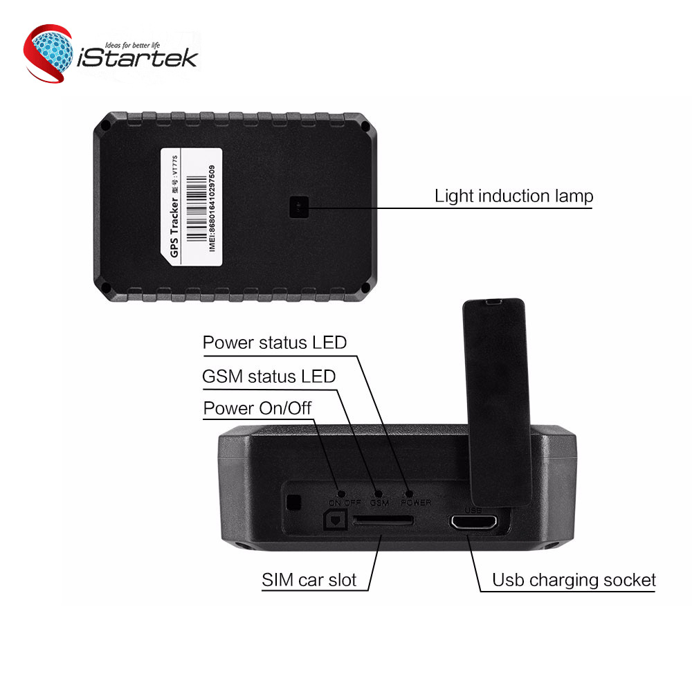 Lock Unlock Wireless Magnetic Vehicle Gps Car Tracker Without Sim Card