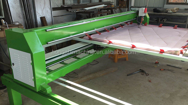 Moving head mattress automatic bed cover making machine home used cotton quilt textile shop use quilting machine
