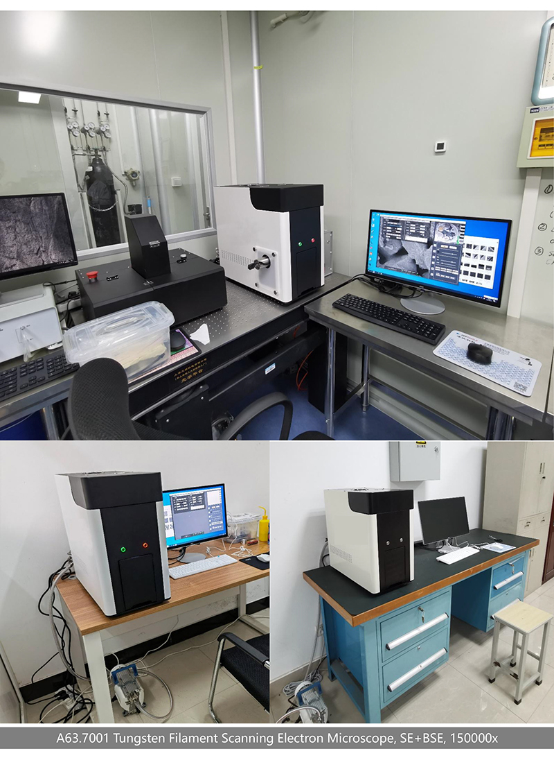 OPTO-EDU A63.7001 Tungsten Filament Scanning Electron Microscope SE BSE 150000x 10nm@15KV