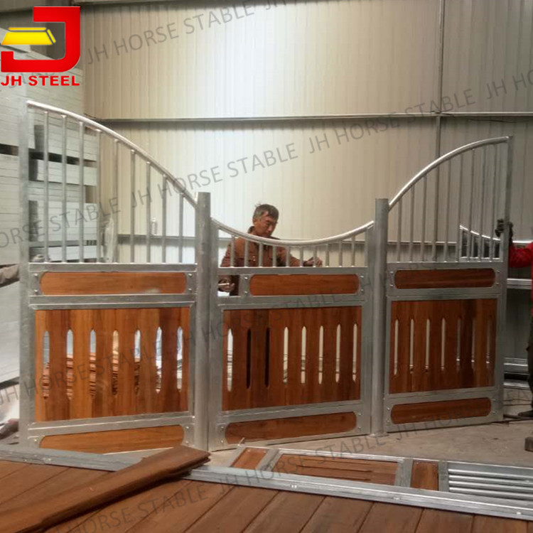 50x50mm Hdpe Board Horse Stable Partitions With Bamboo Equine Stall Plank