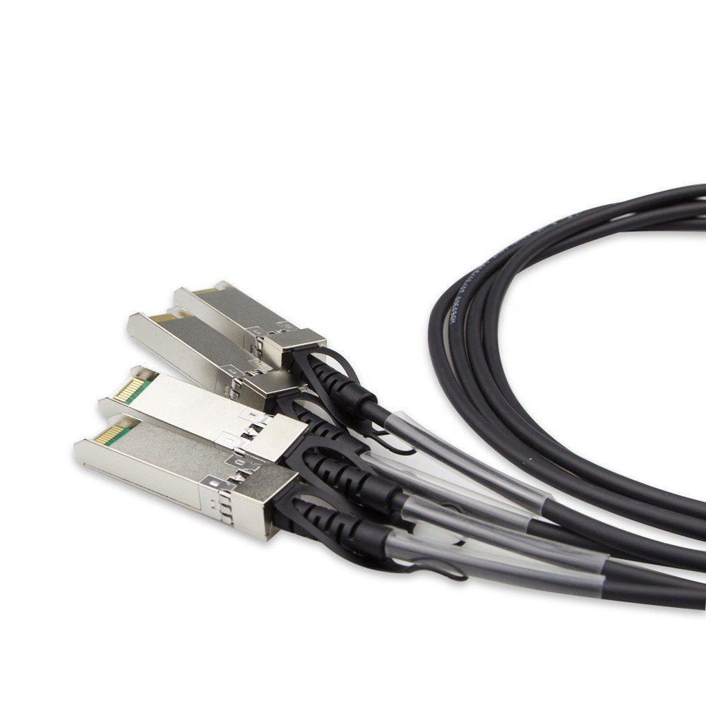 40G QSFP+ To 4×SFP+ AWG30 Passive Direct Attach Copper