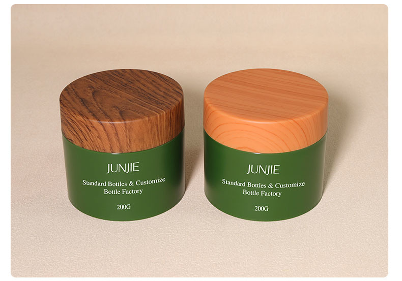 Luxury 200g Cream Packaging Jar with Screw Cap Large Capacity Body Scrub Cosmetic Plastic Bottle for Recycling
