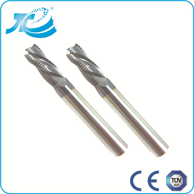 Carbide Four Flute End Mill HRC55 - 65 , Micro Grain Carbide Material
