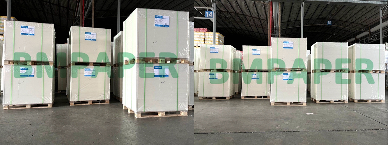 cream uncoated paper