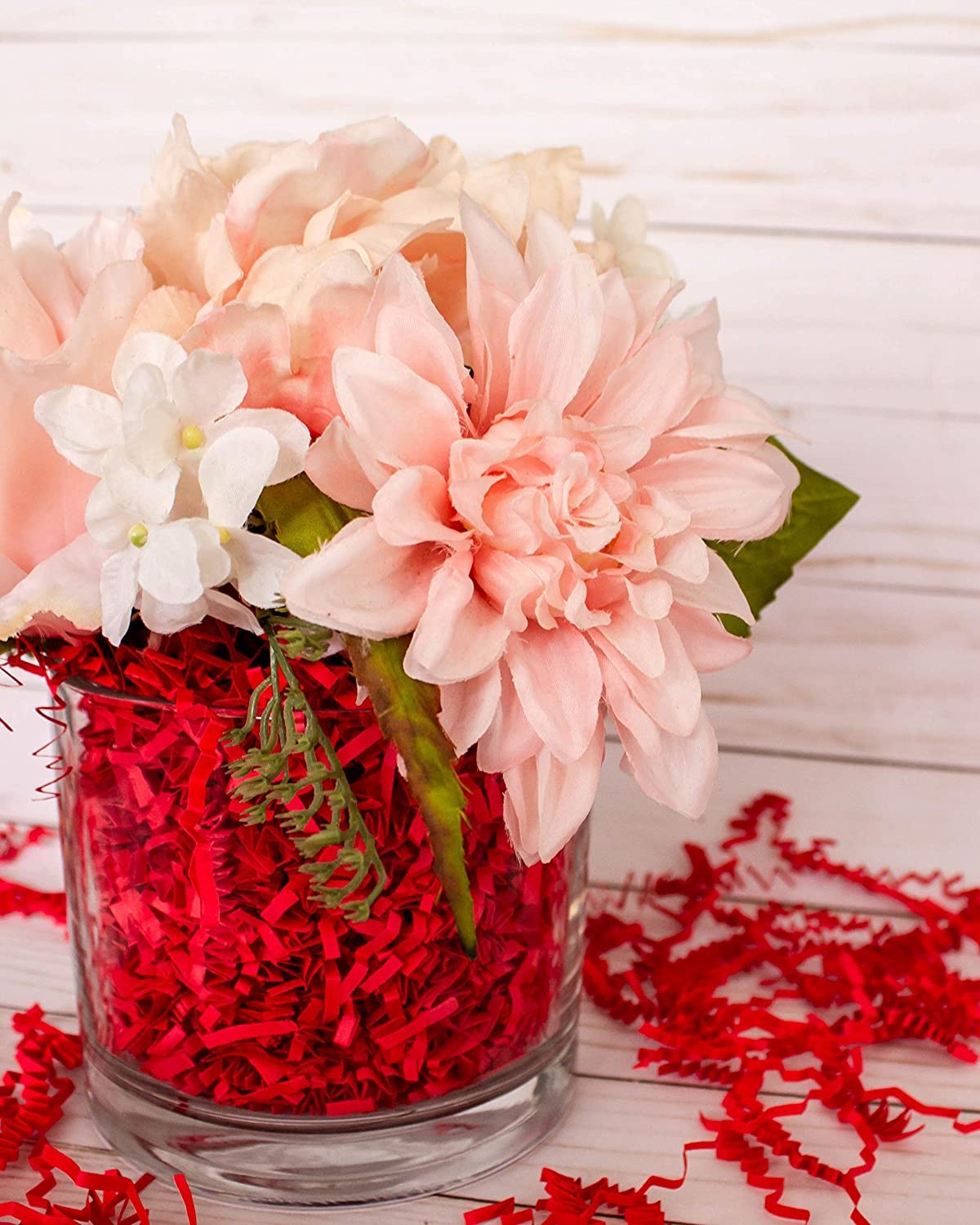 Custom 5mm Red Colorful Paper Confetti Shred Shredded Paper Box Stuffing