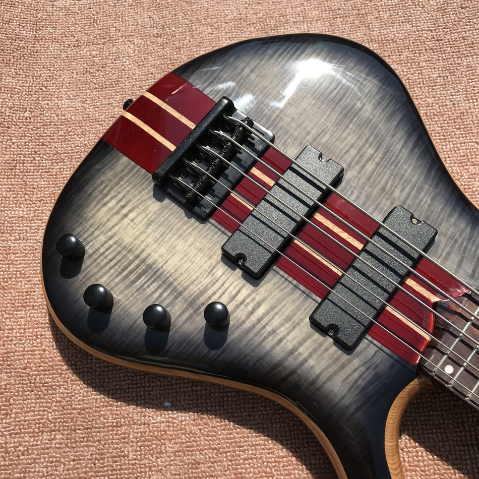 2017 new style high quality custom 5 string bass guitar, Rosewood fingerboard, free shipping