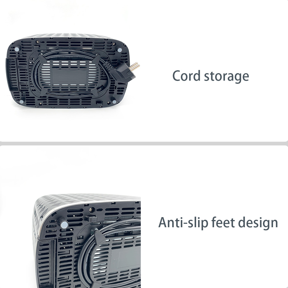 Electric Removable Crumb Tray 2 Slice Plastic Control Sandwich Maker Toaster Sandwich Bread Ovens Toaster