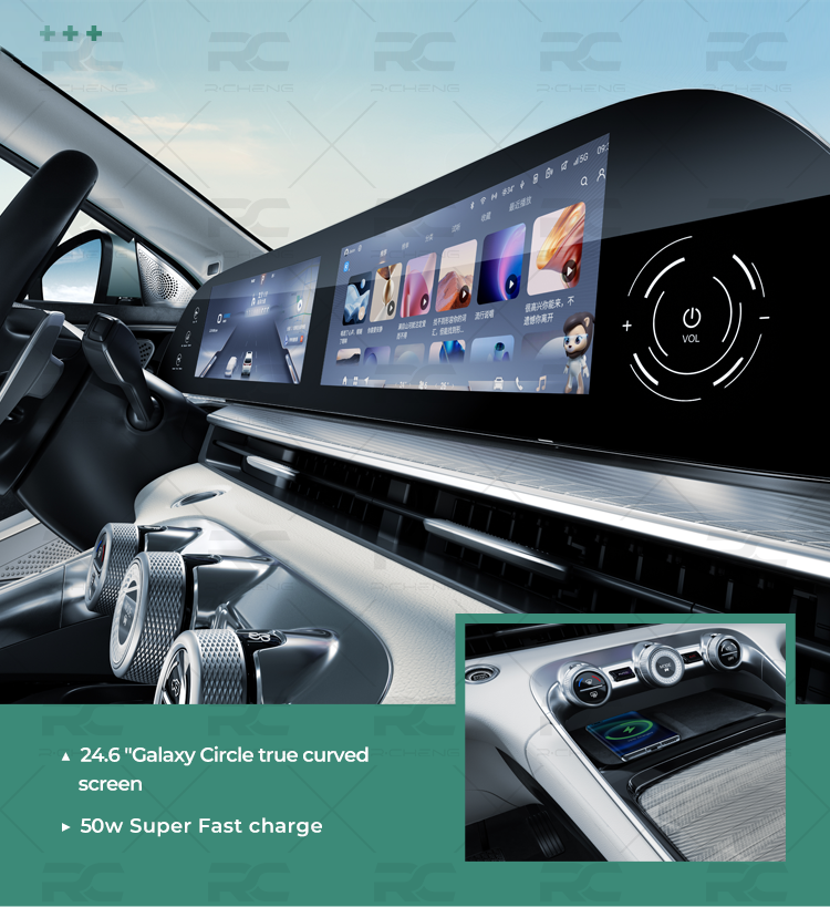 24.6"Galaxy Circle true curvedscreen 50w Super Fast charge