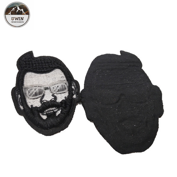 Beard Man Custom Shirt Patches , Custom Patch Design Any Size Available
