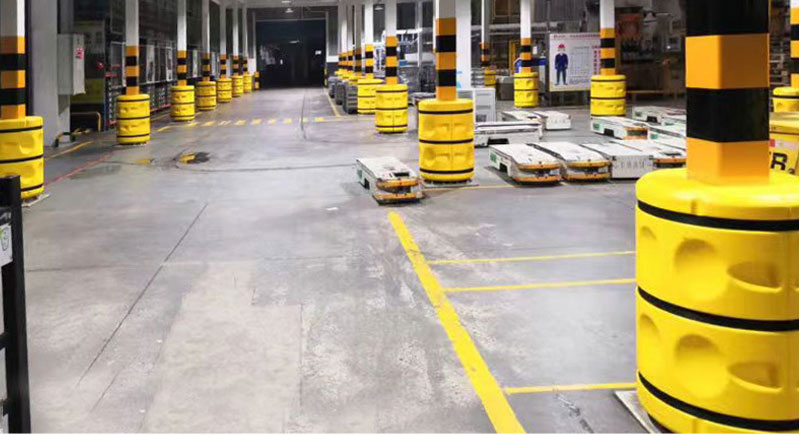 Building column Guard   Anti-Collision Guardrails Warehouse Safety Barrier 