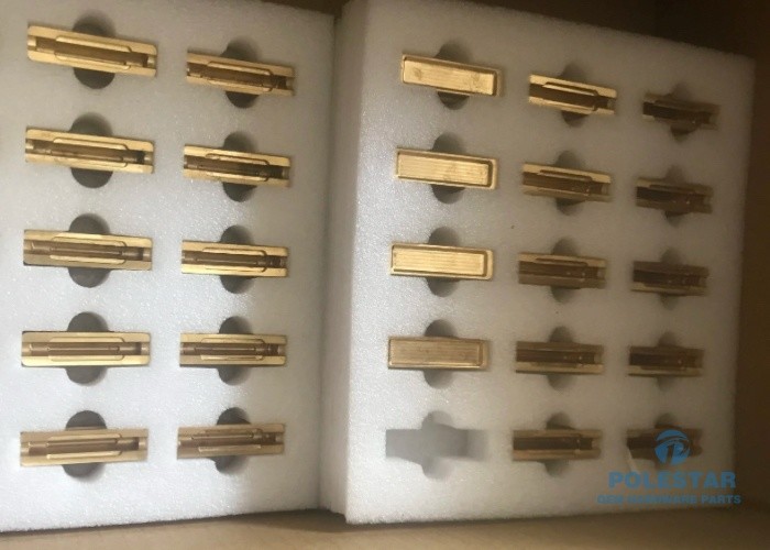 Stable Gold Plated Brass CNC Machining For Electronics Customized
